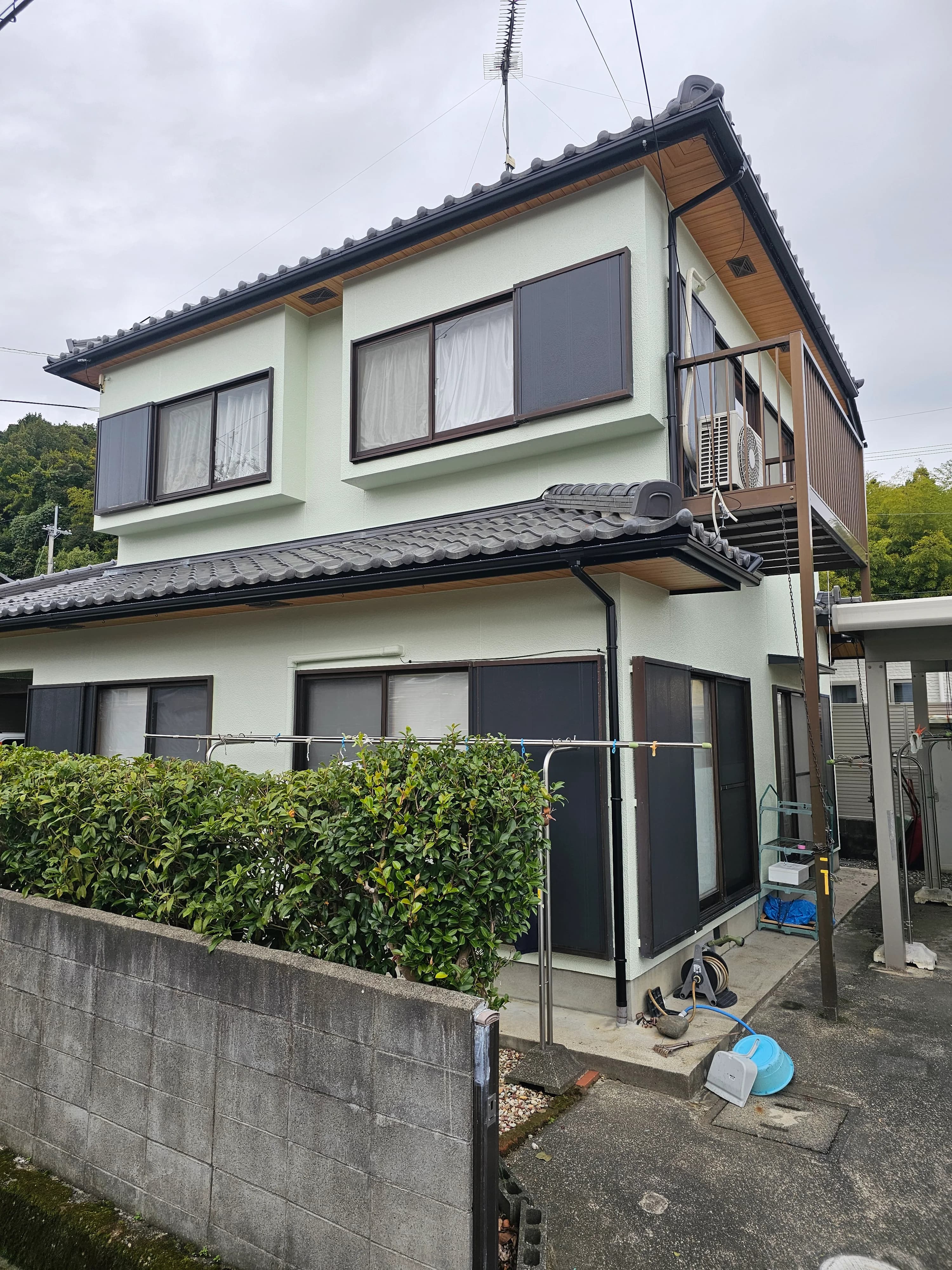 再塗装後の外壁