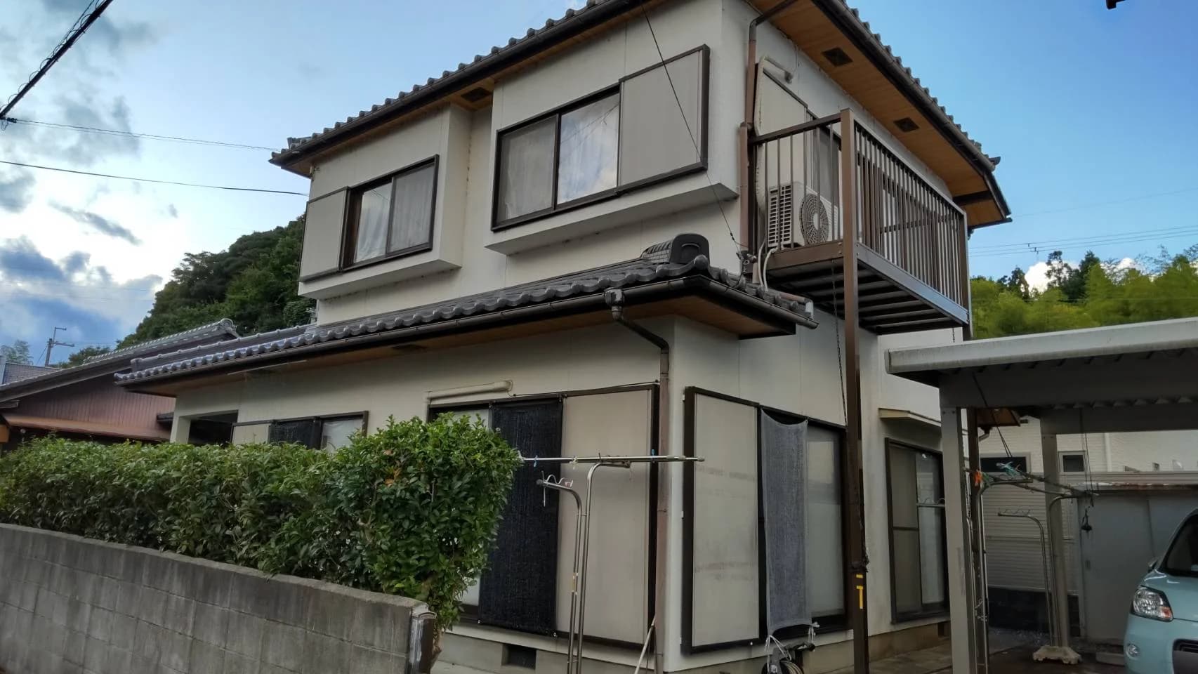 施工前の戸建て外壁